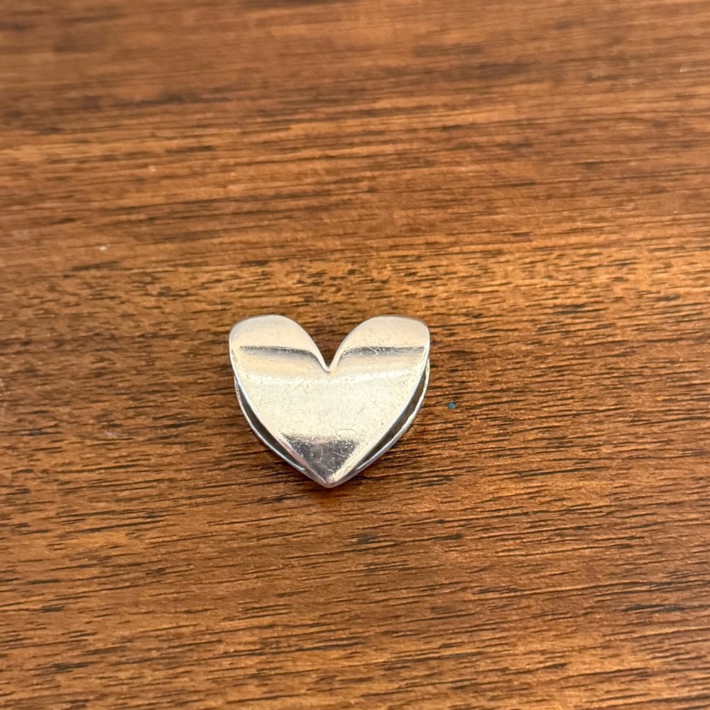 James Avery Silver Heart Pendant